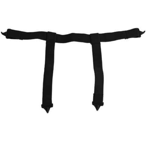 ELASTIC CHIN STRAPS - BLACK