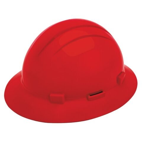 HARD HAT - OKANAGAN FULL BRIM RATCHET W.ACCESSORY SLOTS TYPE 1 - Red