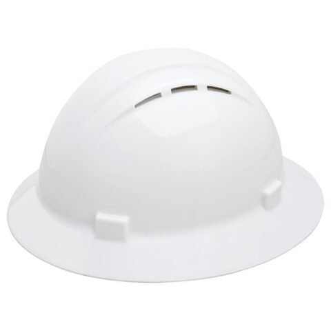 HARD HAT - OKANAGAN FULL BRIM VENTED RATCHET TYPE 1 - White